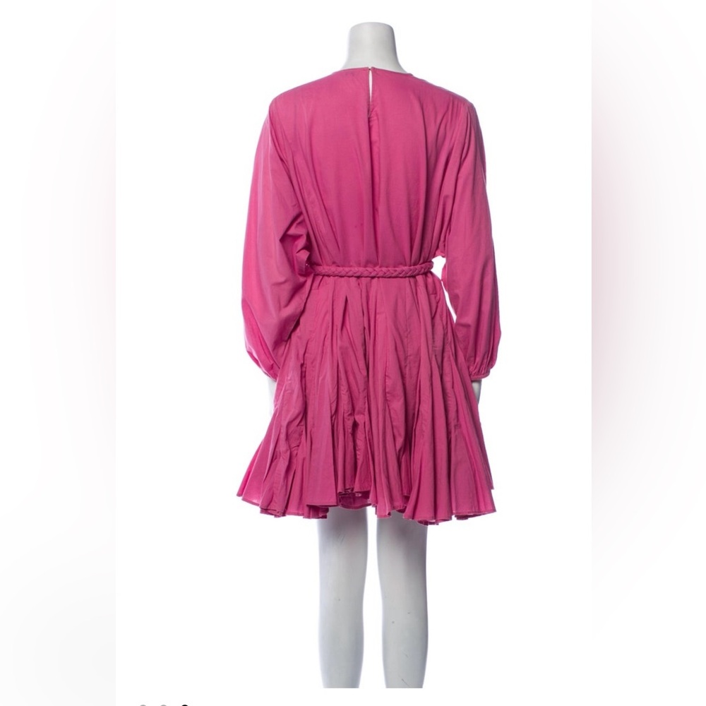 RHODE Pink Ruched Tie Front Sundress - Picture 3 of 3